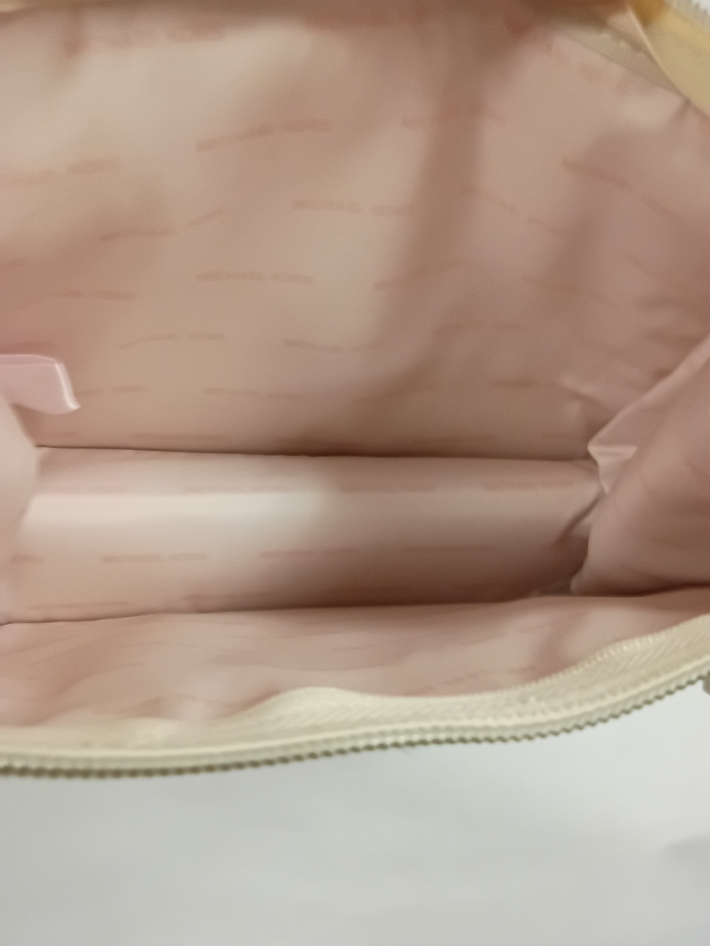 Michael Kors Blush Pink and Cream Leather Wristlet - Picture 5 of 5